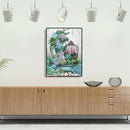 Painting By Numbers Kit DIY Succulent Plants Canvas Oil Art Picture Craft