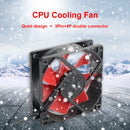 8cm Computer Cooling Fan 3Pin+4Pin Quiet CPU Cooler Chassis Case Water Fan Newly