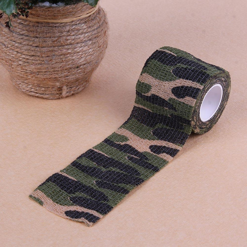 Jungle Camouflage Aid Medical Self-Adhesive Elastic Bandage Gauze Tape
