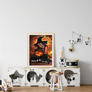 5D DIY Full Round Drill Diamond Painting Pumpkin Witch Handmade Hanging Crafts