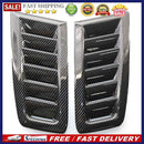 For Focus RS MK2 Style Plastic Car Hood Vents Universal Carbon Fiber Textur