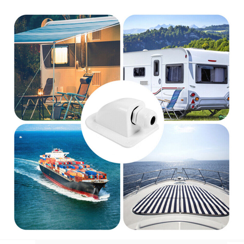 Motorhome Roof Wire Entry Gland Box RV Caravan Camper Accessory Anti-ultrav