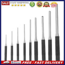 9pcs Multi Size Round Head Pins Set Punch Steel Grip Roll Pins Punch Tool