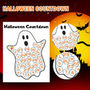 Halloween Countdown Calendar Poster Festive Atmosphere Pendant Wall Decor`
