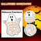 Halloween Countdown Calendar Poster Festive Atmosphere Pendant Wall Decor`