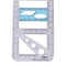 Mathematical Stereo Geometry Template Geometric Drawing Ruler for School Office