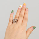 Adjustable Jewelry Dragon Claw Eagle Titanium Steel Ring Stainless Steel