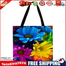 Chrysanthemum Printed Shoulder Shopping Bag Casual Large Tote Handbag