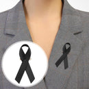 Black Ribbon Memorial enamel lapel pin badge- Queen Elizabeth II-1926 - 2022.