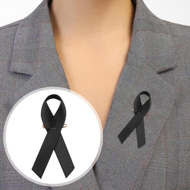 Black Ribbon Memorial enamel lapel pin badge- Queen Elizabeth II-1926 - 2022.