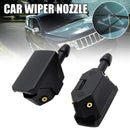 2Pcs Universal Car Windscreen Blade Water Arm Washer Wiper Spray Jets Nozzles