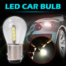 LED Bulb 1157 BAY15D 3030 SMD Glass Turn Signal Brake Light Bulb (White) Newly