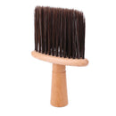 Wood Handle Neck Face Duster Hairbrush Salon Cutting Hairdressing Styling Tool