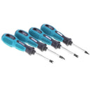 Domybest 4pcs U Fork Mold Screwdriver Set Multifunction CR-V Screwdriver
