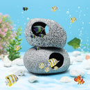 Cichlid Aquarium Cave Decorations Hiding Cave Stones Fish Tank Hidden Cavern