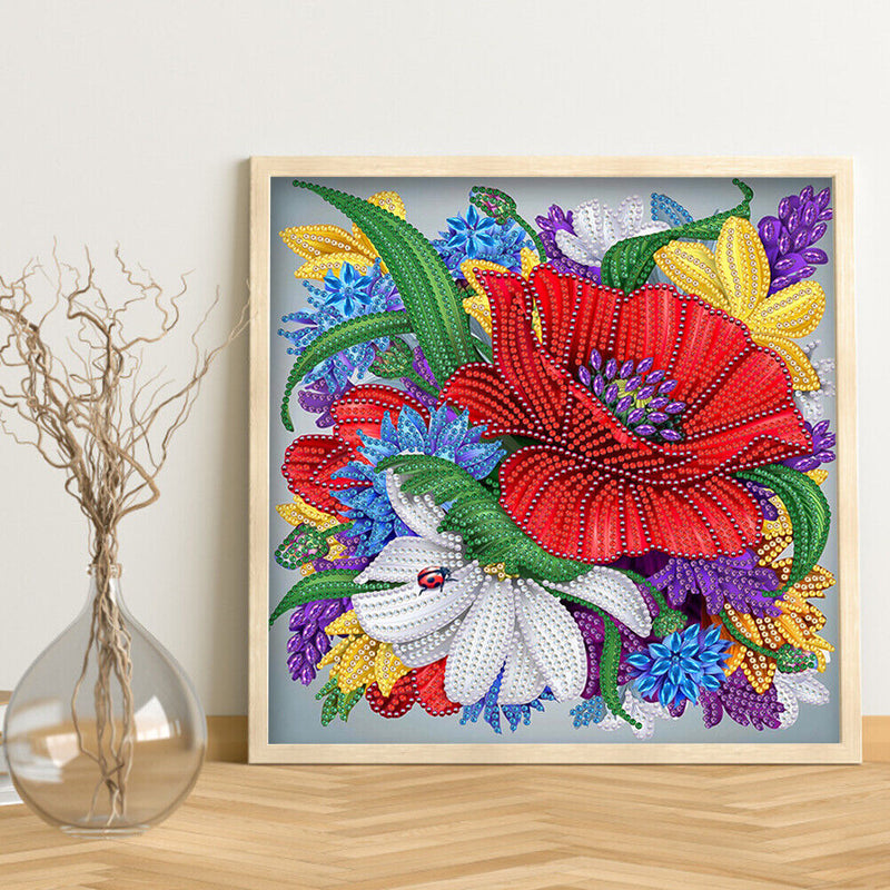 5D DIY Part Special Drill Diamond Painting Kit Flower Plant 12 Color (Y220)