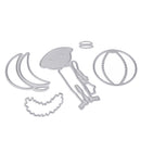 5pcs Ball Boy Beach ?Cutting Dies Stencils Scrapbook Embossing DIY Cards