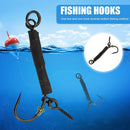 European Fishing Hooks with Screw Fishhooks Ocean River Lake Fishing Accessories