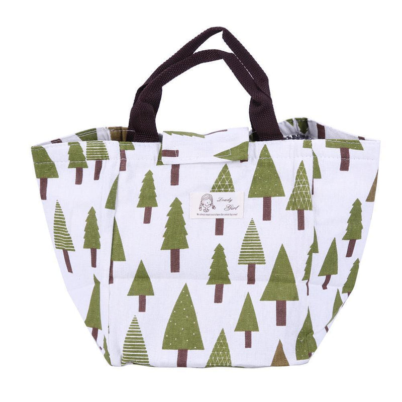 Canvas Tote Bag  Portable Thermal Lunchbox for Office/School