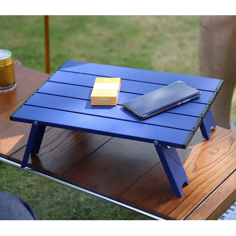Portable Foldable Plate Table Coffee Table Computer Desk for Camping Tent Picnic