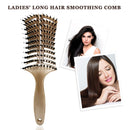Anti-knotted Women Hair Scalp Massage Comb Plastic Straight Hair Comb Brush T