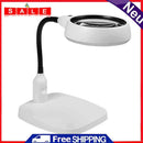 10x HD Desktop Magnifying Glass Portable Illuminated Backlight Magnifier Glasses