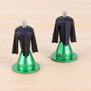 One Pair Bike Bicycle Aluminum Handlebar Grips Handle Bar Cap green Newly