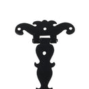 Retro Hinge Door Connector Zinc Alloy Drawer Furniture Hinge Door (Black) Newly