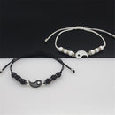 Pendant Jewelry Tai Chi Yin Yang Charm Weaving Rope Couple Bracele Wristband
