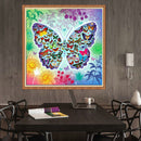 5D DIY Full Drill Diamond Painting Butterfly Embroidery Mosaic Kit Bedroom Decor