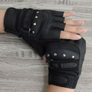 Accessories Motor Rivet Driving Gloves Fingerless Punk Glove Leather Mittens