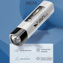 LED Powerful Torch Outdoor Emergency Waterproof 4 Gears Flashlight (Grey)