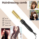 Hair Straightener Curler Wet Dry Hot Comb Straightening Styling Tools (US)
