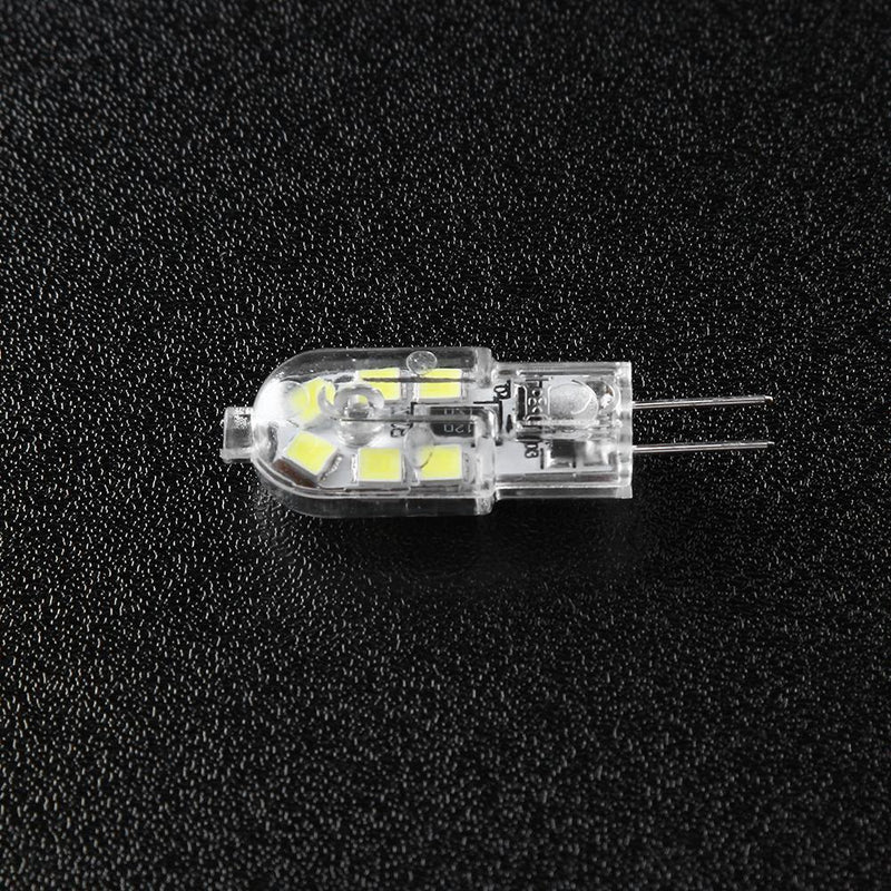 Hillrong G4 200LM 2W SMD2835 12LED Corn Bulb for Crystal Lamp Chandeliers (DC