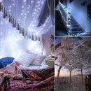 200 LED 22m Solar Copper Wire String Lamp Garden Decorative Light (White) Newly