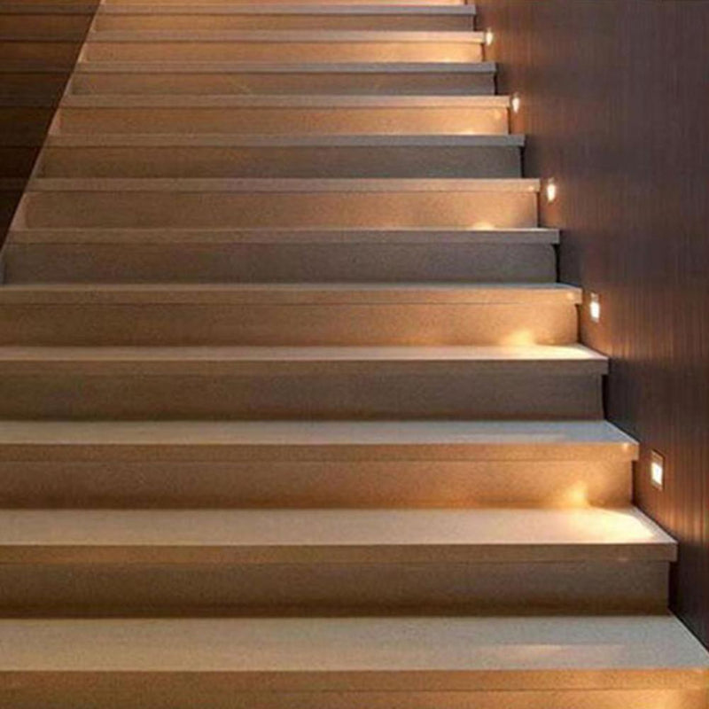 Recessed LED Stair Wall Light Waterproof Outdoor Indoor Step Lamp (WW)