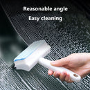 Double Sided Glass Wiper Scraper Mirror Cleaning Brush for Bathroom Kitchen