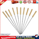 10pcs Outdoor Camping Picnic Barbecue Stick Stainless Steel Grill Needles Newly