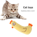 Plush Dog Toys Animal Cats Chew Bite Pet Sound Interactive Toys (Chicken) Newly