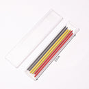 6pcs Carpenter Refill Pencil 2B Mechanical Woodworking (Red Yellow Black) Newly