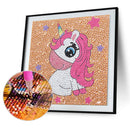 DIY Diamond Painting Full Round Crystal Drill Animal Decor for Kids (DX054)