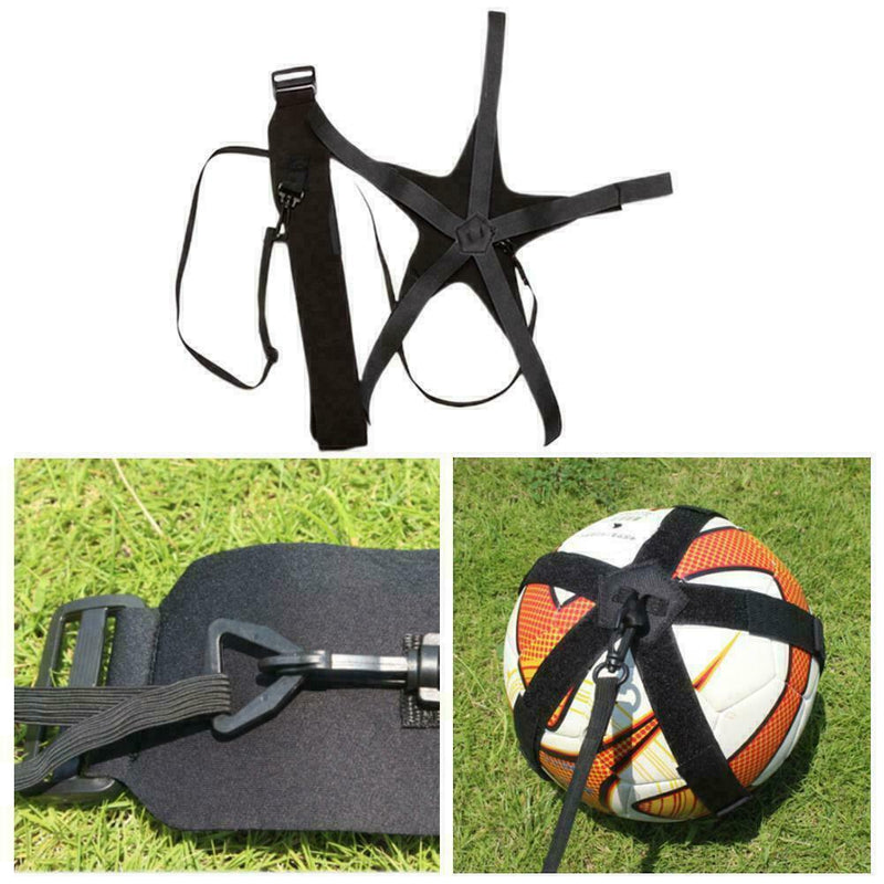 Soccer Football Kick Throw Trainer Solo Practice Training O3Y0 C1H3 Aid O1D8