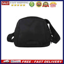 3pcs Women Nylon Messenger Fashion Shell Solid Color Shoulder Pouch(Black)