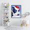 Hand Painted Oil Paint by Numbers DIY Christmas Cow Drawing Wall Decoration Gift