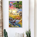 5D DIY Full Diamond Animal World Round Diamond Rhinestone Diamond Painting