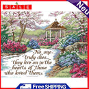 DIY Partial Cross Stitch Cotton Embroidery Art Hanging Handicrafts Artwork Gift