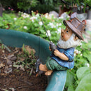 Creative Fishing Figures Waterproof Ingenious Design for Home Room Table Decor