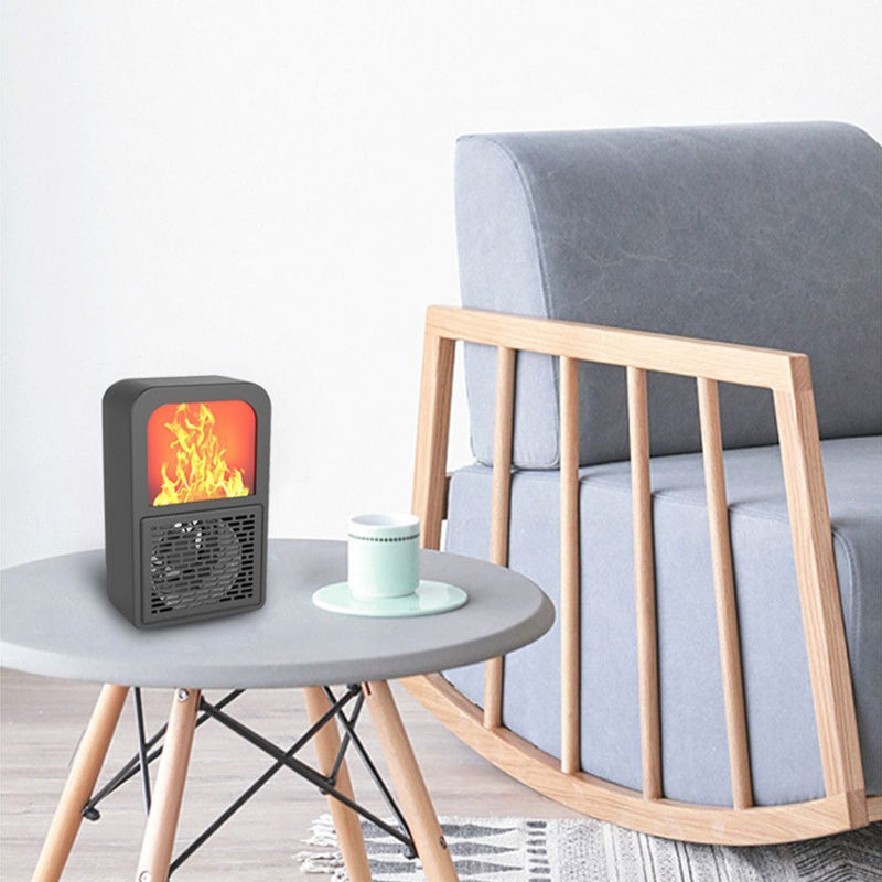 Wall 400W For Home Office Heat Stove Mini Heating Fan Plug In Heater Warmer