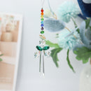 Crystal Hanging Drops Colorful Beads Angel Pendant Chandelier Curtain Decor