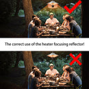 Patio Heater Reflector Outdoor Aluminum Propane Protection Reflector Shield